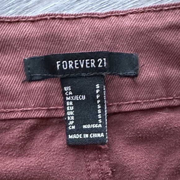 Forever 21 Brown Flare Cargo Jeans - Picture 3 of 3